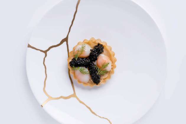 Les diners de Gala  Receta nº 1 Huevos de codorniz con caviar