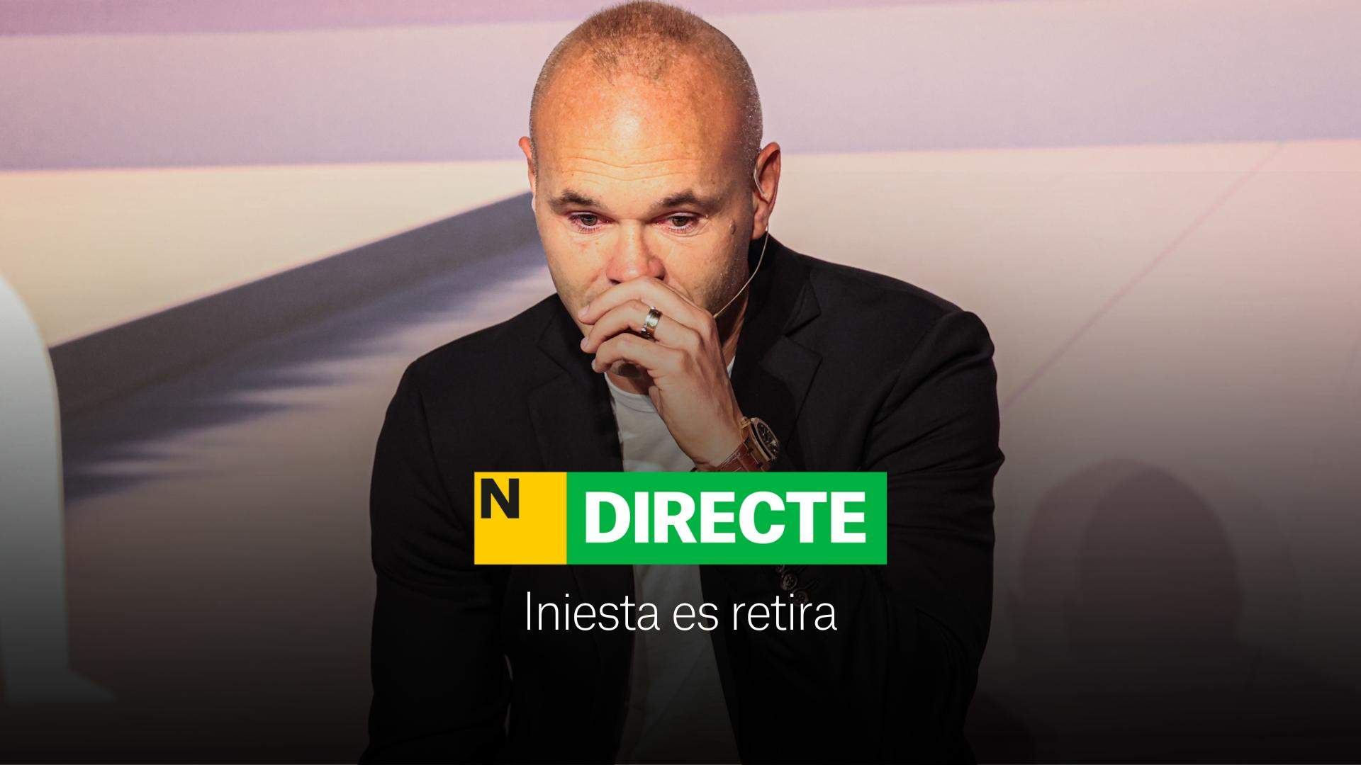 Iniesta es retira del futbol, DIRECTE | Frases més destacades de la llegenda blaugrana