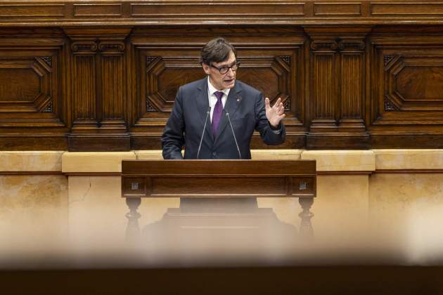 Debate de politica general en el parlamento, Salvador Illa, presidente Generalitat, PSC17