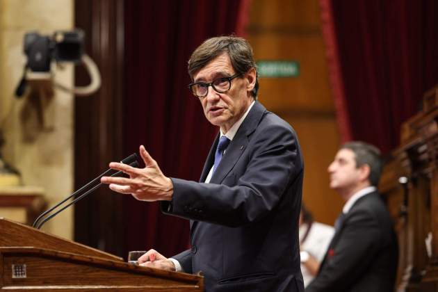 Salvador Illa, president de la Generalitat, al debat de politica general del Parlament / Montse Giralt