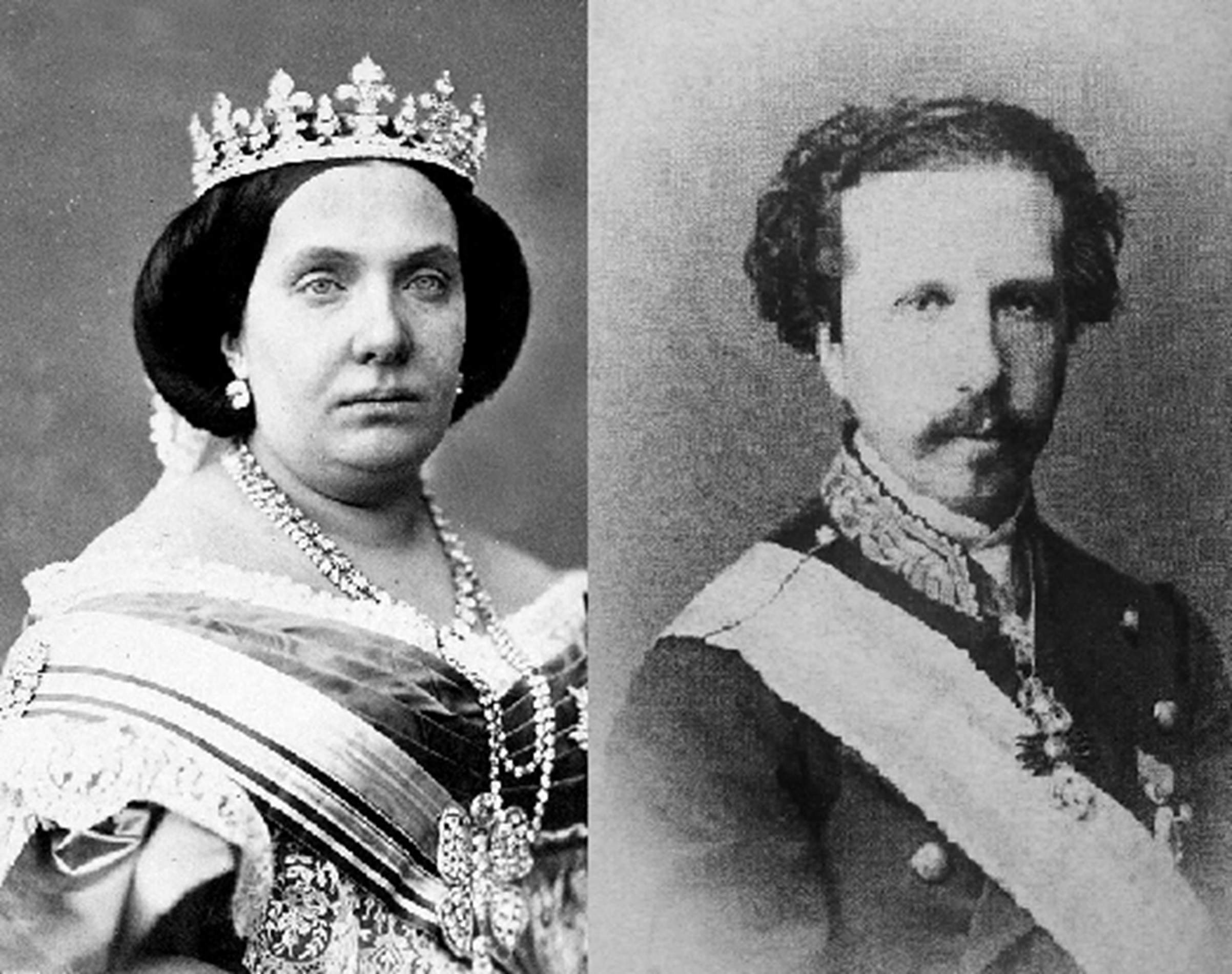 Es casen Isabel II 'la Chata' i Francesc d’Assís 'Paquita Natillas'