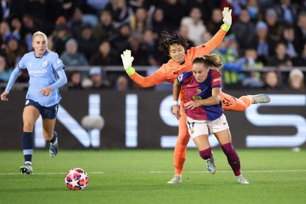 Ewa Pajor Manchester City Barça femenino / Foto: EFE