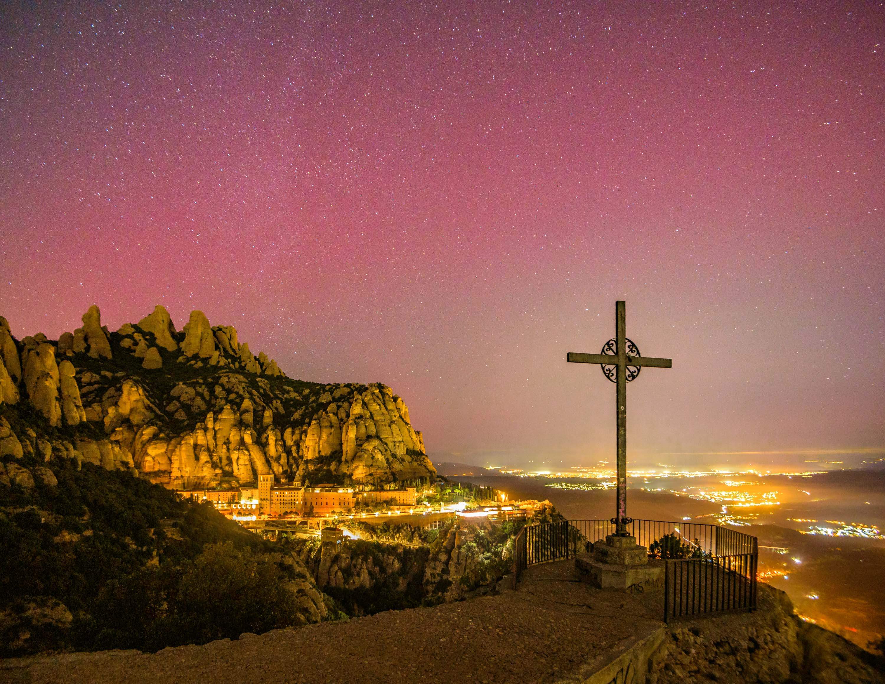 Aurores Boreals a Catalunya, Montserrat. Sergi Boixader (8)