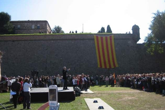 Castell de Montjuïc. Acte recordatori president Companys, el 2010