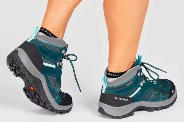 Botas de montaña y trekking impermeables Mujer Quechua MH100