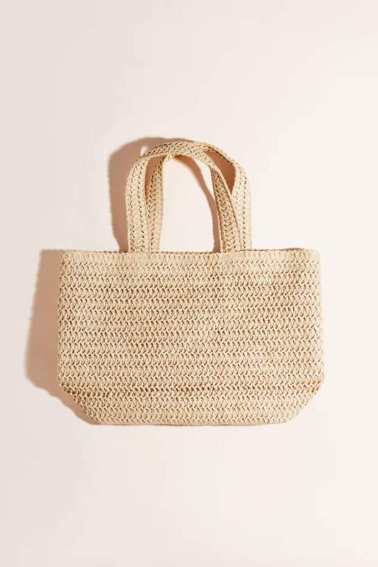 Bolso shopper de paja