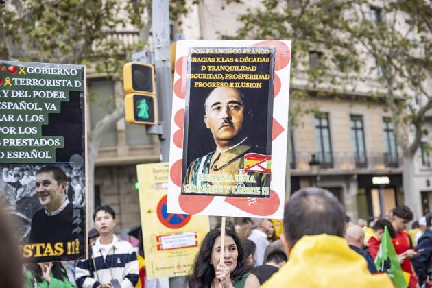 Dia de la hispanitat, manifestació unionista / Foto: Carlos Baglietto