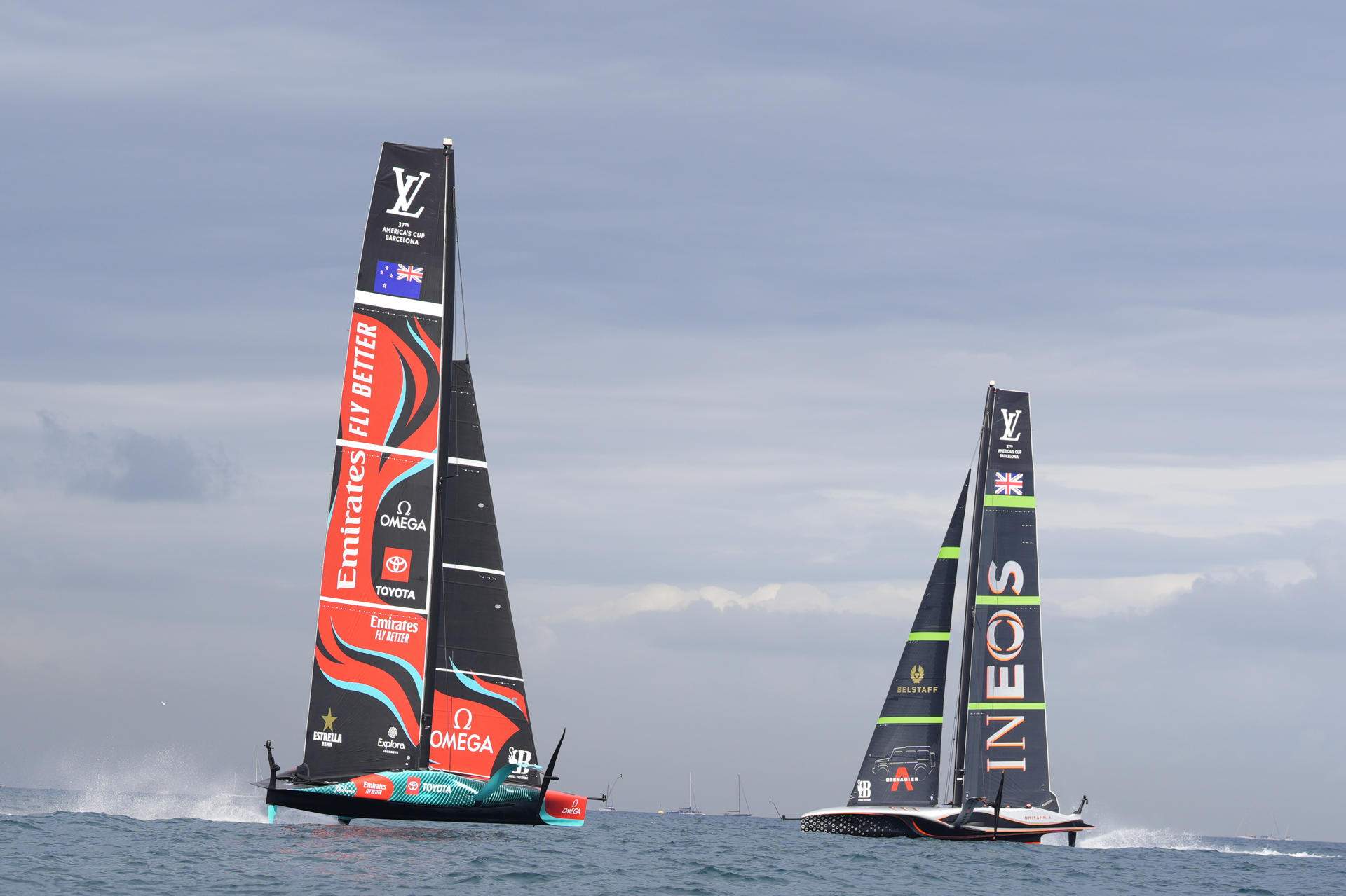 El Team New Zealand no admite sorpresas contra el INEOS Britannia en la Louis Vuitton 37th America's Cup