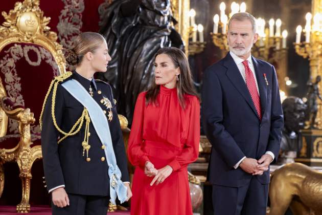 Felipe, Letizia y Leonor / GTRES