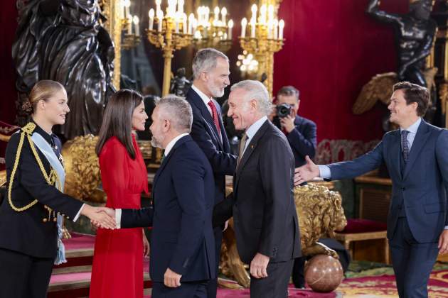 Felipe, Leticia, Leonor y Eduardo Inga / GTRES