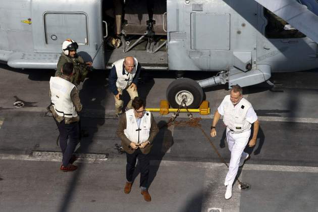 Felipe VI Salvador Illa llegada barco juan carlos y /EFE