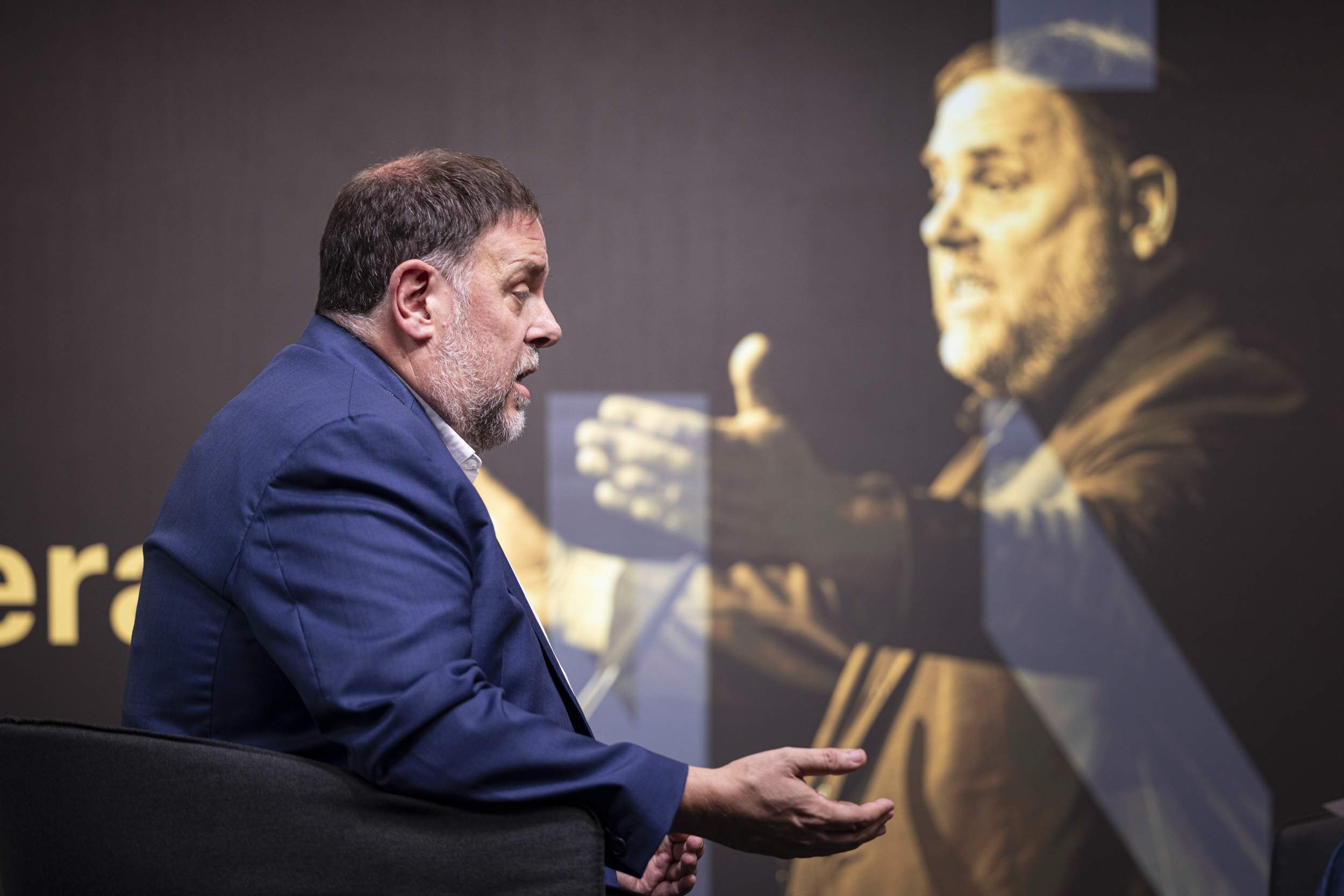 Junqueras nega que el seu ninot sortís de Sant Vicenç dels Horts: "Insinuar-ho està fora de lloc"