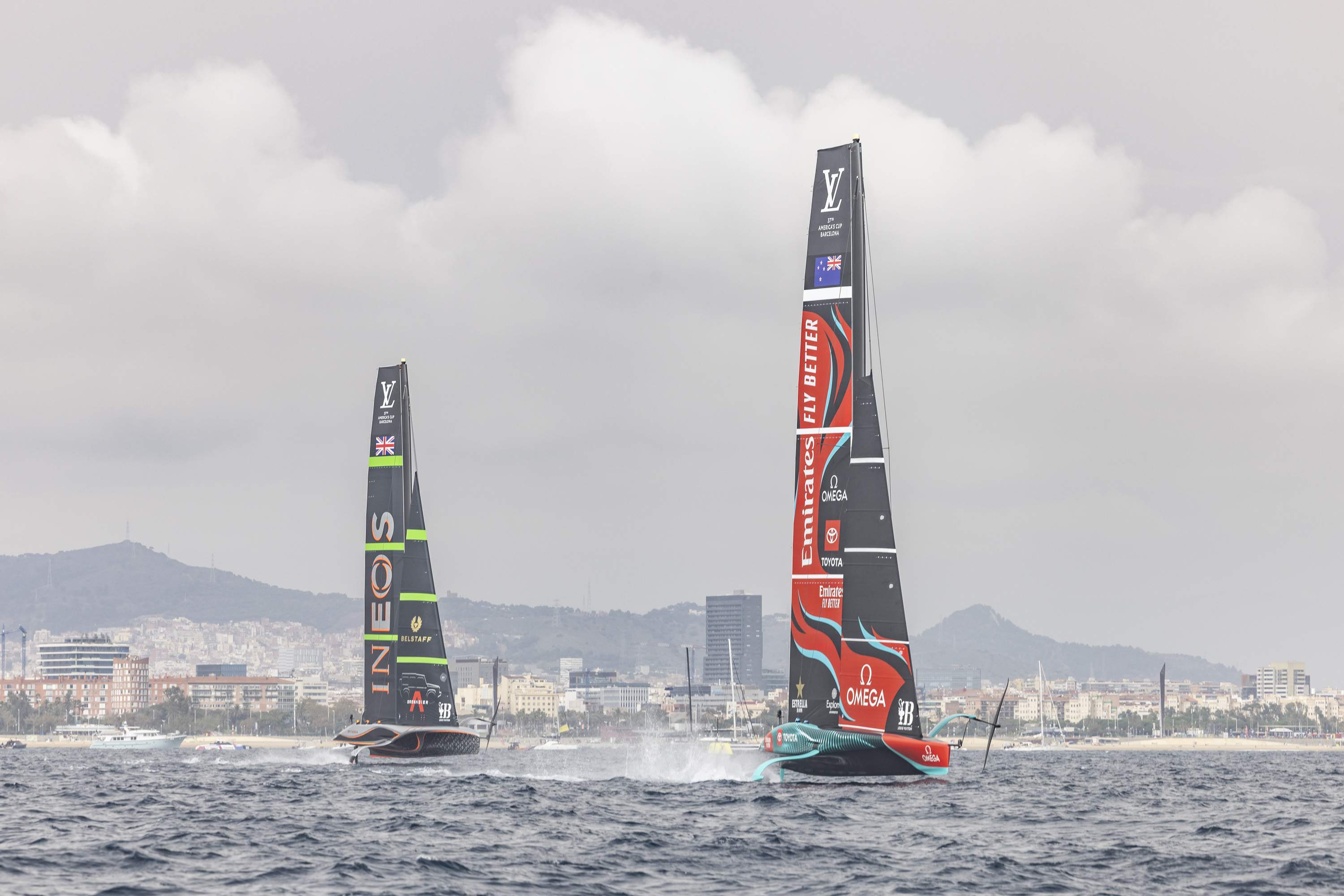 El Team New Zealand vuelve a frustrar a INEOS Britannia y la final de Louis Vuitton America's Cup ya va 4-0