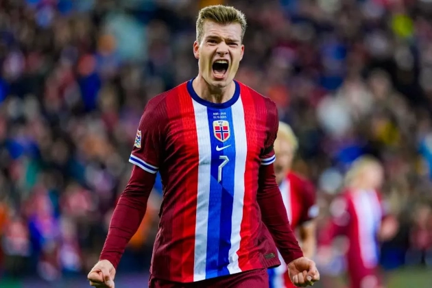 Sorloth, con Noruega | EFE