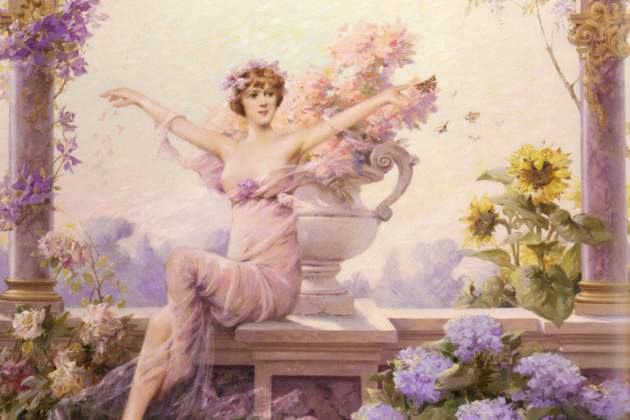 Flora, obra de Louise Abbéma (1913)