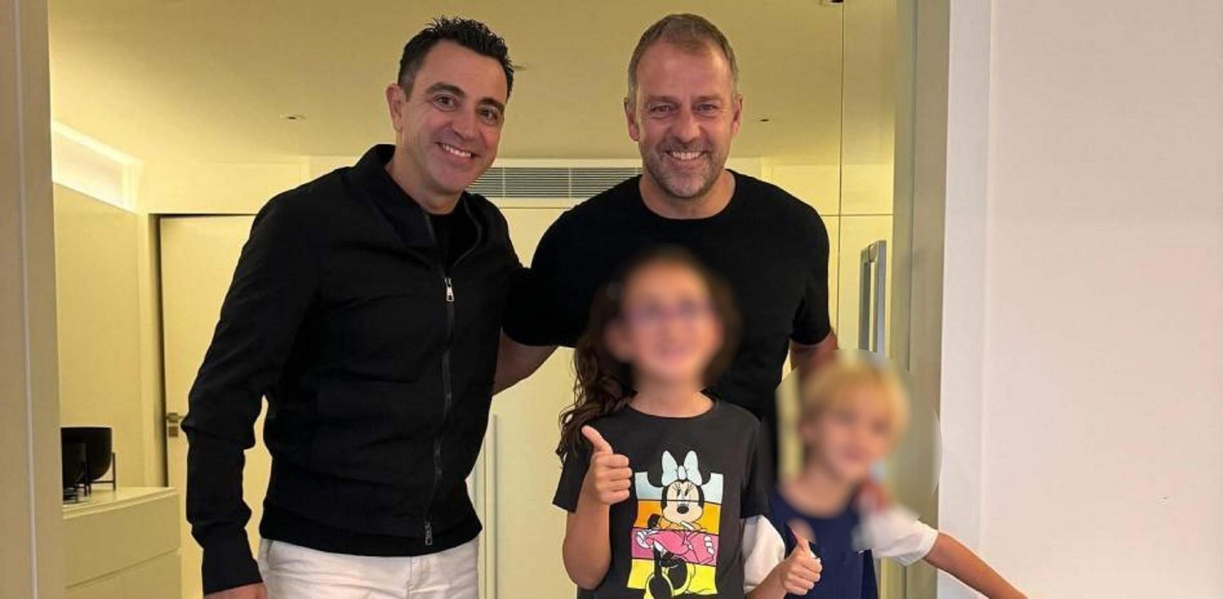 Xavi Hernández bendice a Hansi Flick con una foto inesperada para apagar polémicas