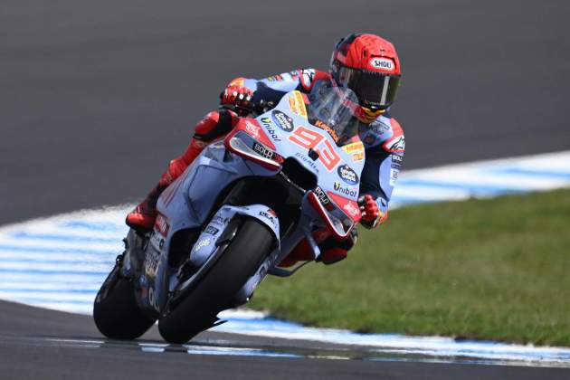 Marc Márquez, durante los libres del GP de Australia / Foto: EFE