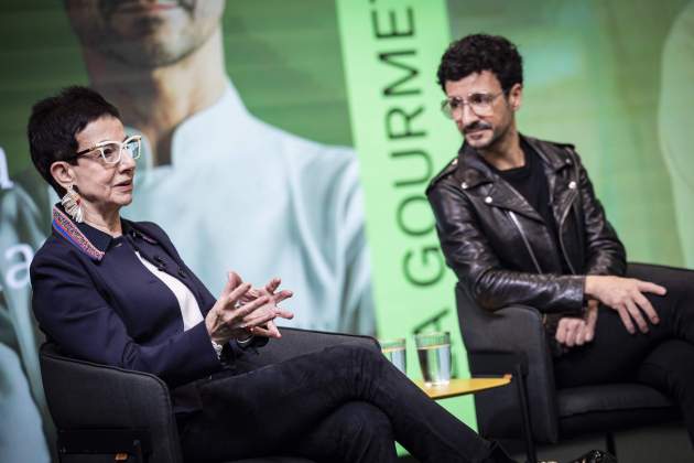 Entrevista Carme Ruscalleda i Raül Balam / Foto: Carlos Baglietto