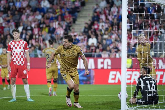 Mikel Oyarzabal Girona Real Sociedad / Foto: EFE Mikel Oyarzabal Girona Real Sociedad / Foto: EFE