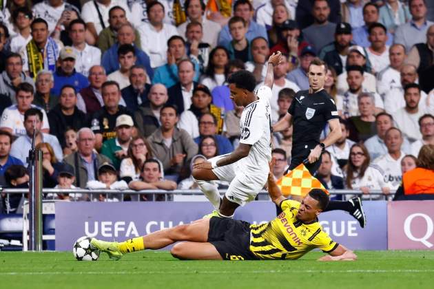 Rodrygo Goes Felix Nmecha Real Madrid Borussia Dortmund / Foto: Europa Press