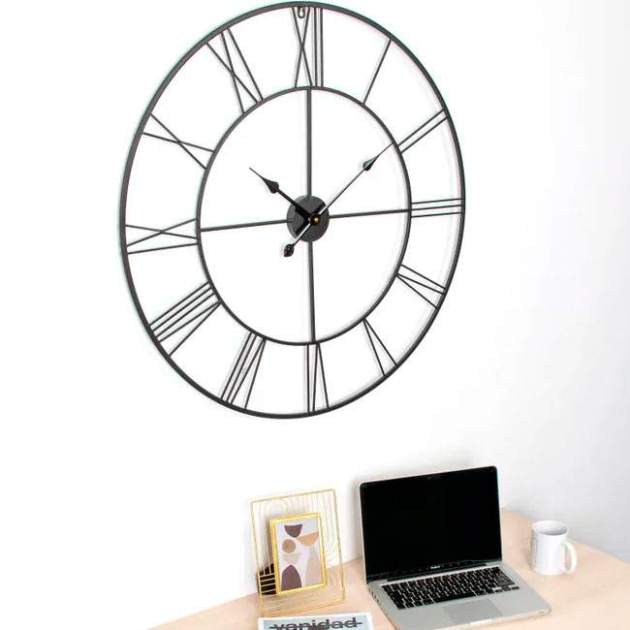 Reloj de pared ovalado Clásico