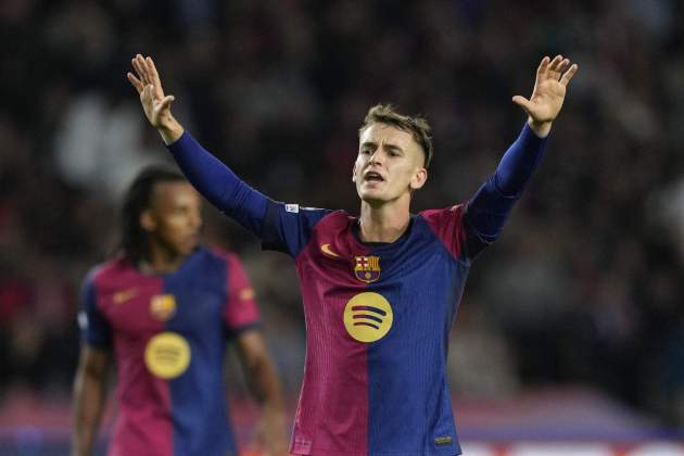 Marc Casadó, durante el Barça - Bayern / Foto: EFE