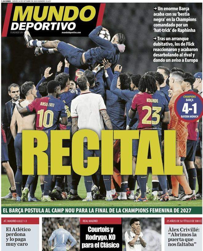 Portada del Mundo Deportivo