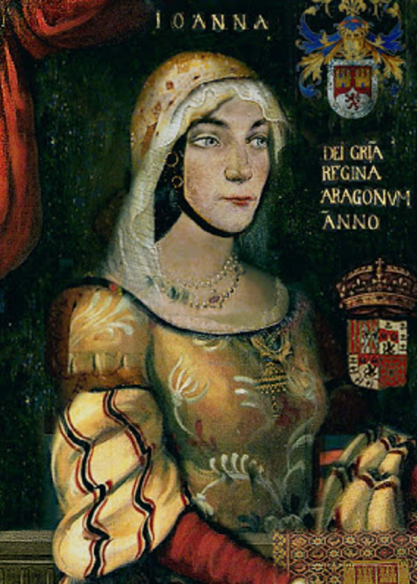 Retrato de Joana Enriquez. Font MNAC