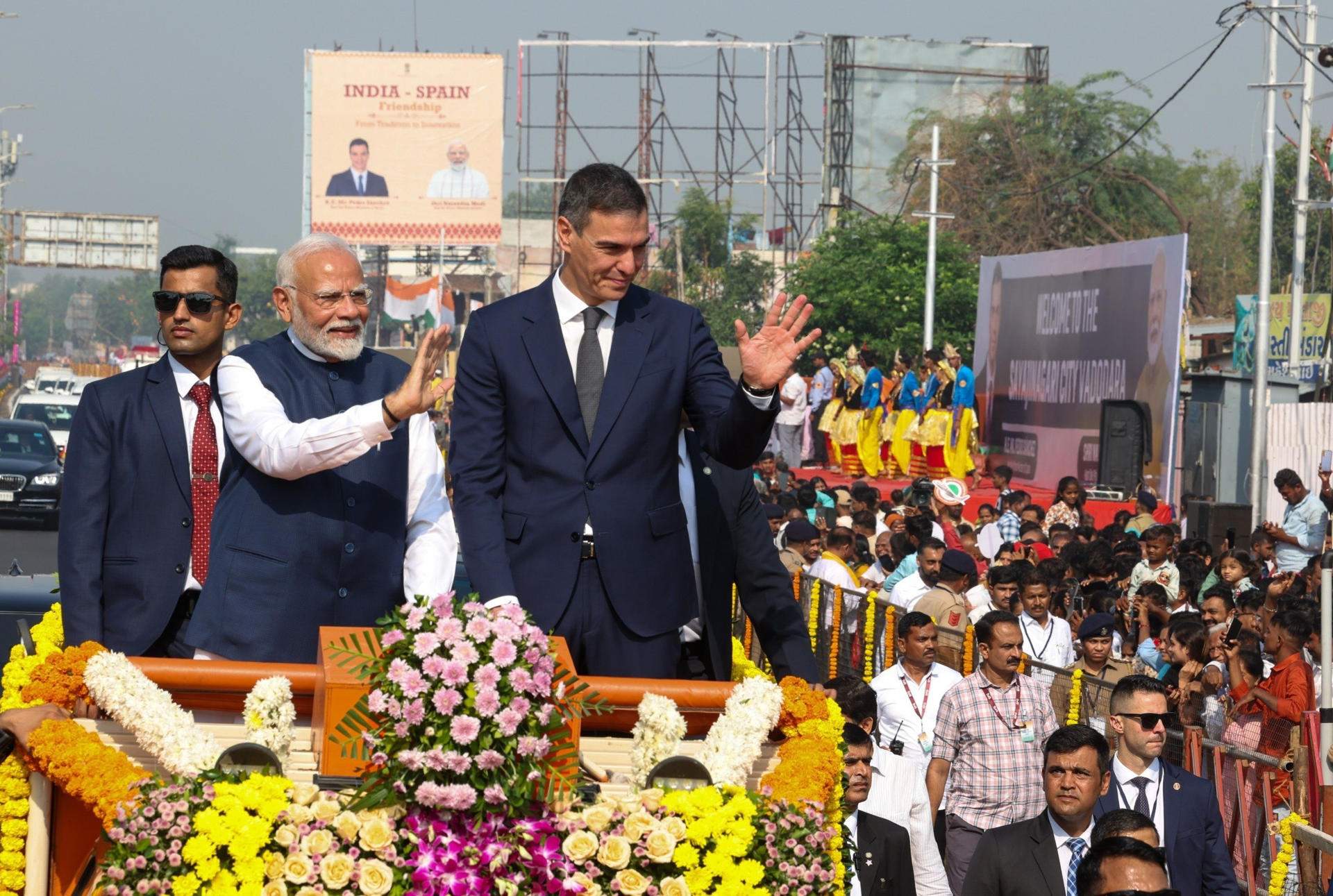 Así ha recibido la India a Pedro Sánchez