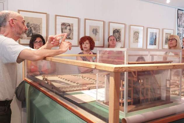 Memorial Democrático. Profesores catalanes visitan el Centro de la Historia de la Resistencia y la Deportación en Arieja, en Francia. Foto: Depart. Justicia