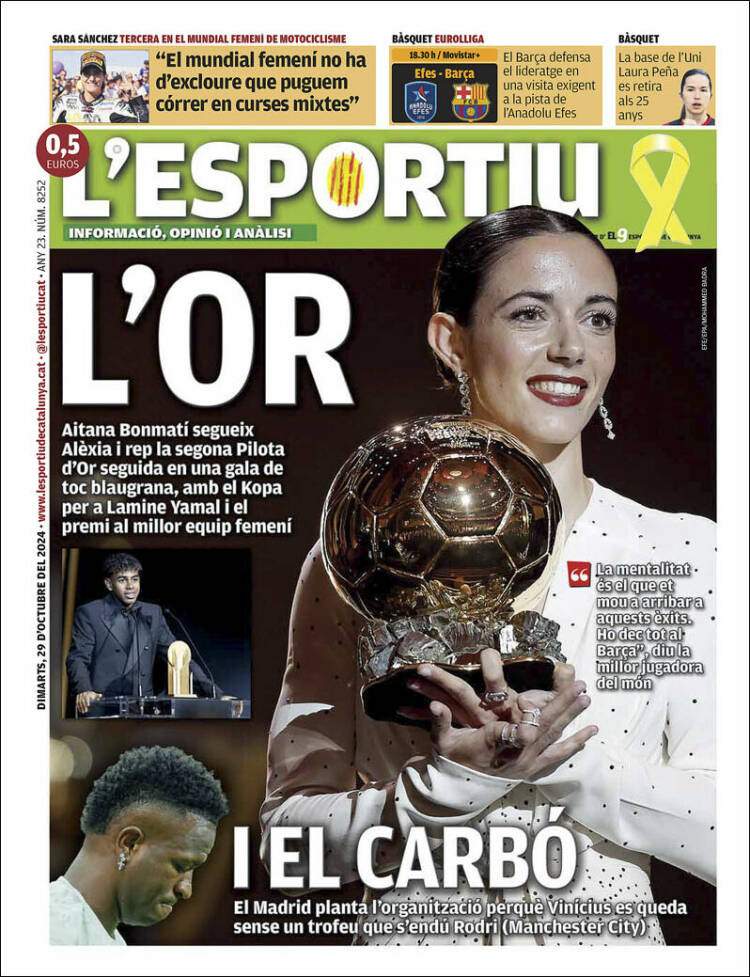 L'Esportiu Portada 29 10 2024