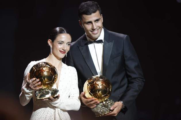 Aitana Bonmatí Rodri Hernández Balón de Oro 2024 / Foto: EFE