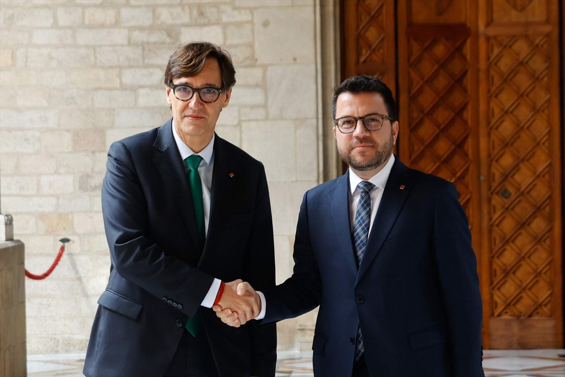 Salvador Illa tanca amb Pere Aragonès les reunions amb els expresidents sense trobar-se amb Puigdemont