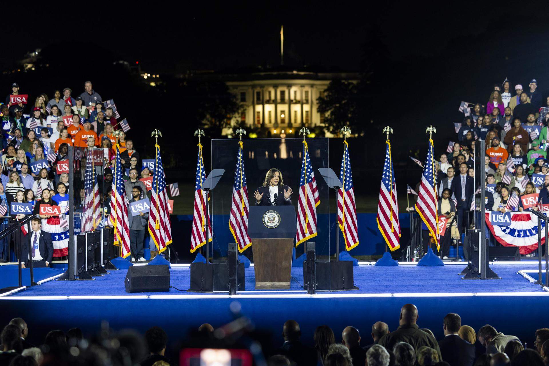 Bany de masses de Kamala Harris al capitoli de Washington: “La majoria de negres estem amb ella”