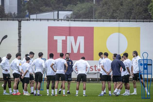 Valencia entrenamiento Rubén Baraja / Foto: Valencia CF