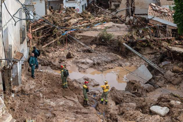 Efectes de les riuades per la DANA a Letur