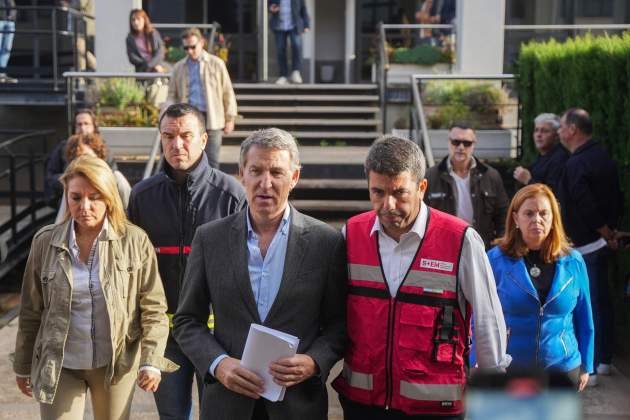 Alberto núñez feijóo i carlos mazón valència inundacions temporal dana foto europa press