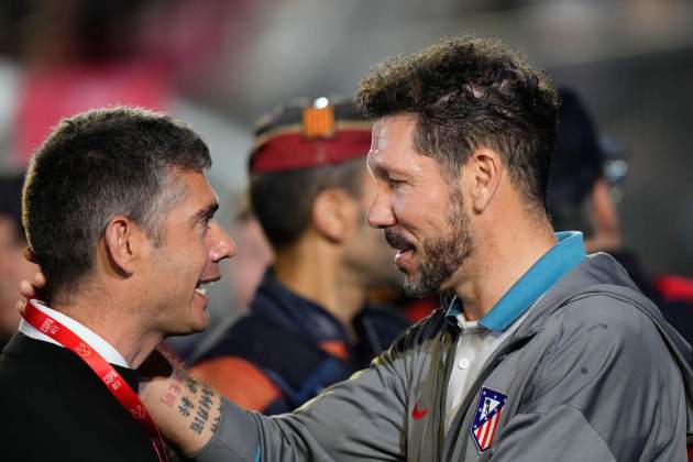 Ramón Carrascal Diego Pablo Simeone Vic Atlético de Madrid / Foto: EFE