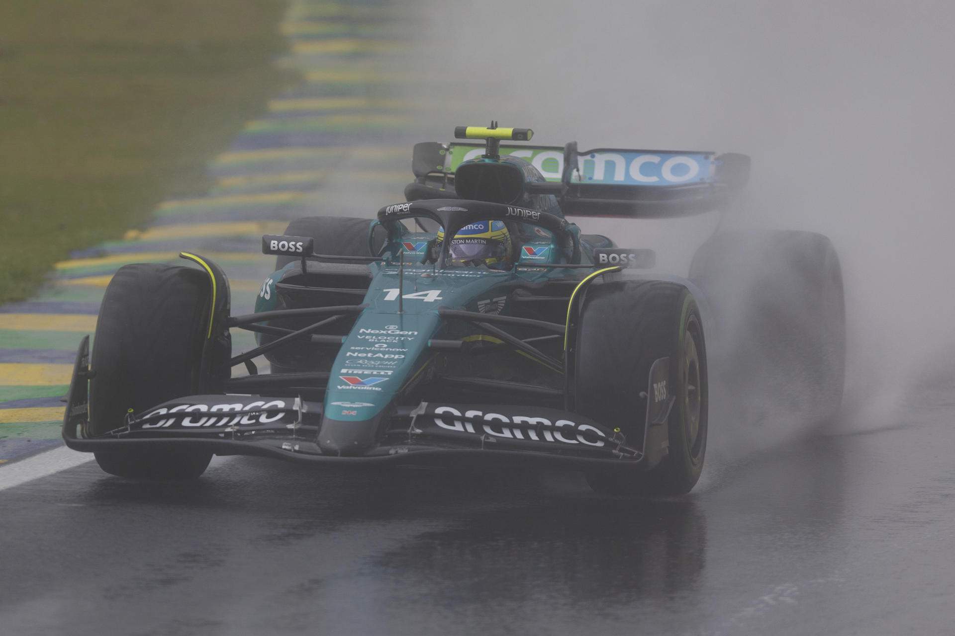 Fernando Alonso, amb problemes físics a Interlagos: "Volia acabar per la gent de València"