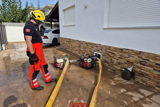 bomberos dana tarragona