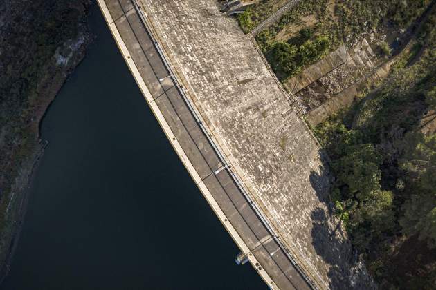 presa del pantà de riudecanyes