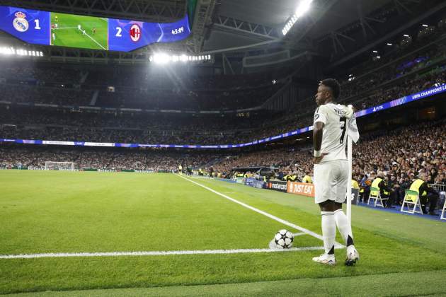 Vinicius Júnior Real Madrid Santiago Bernabéu / Foto: EFE