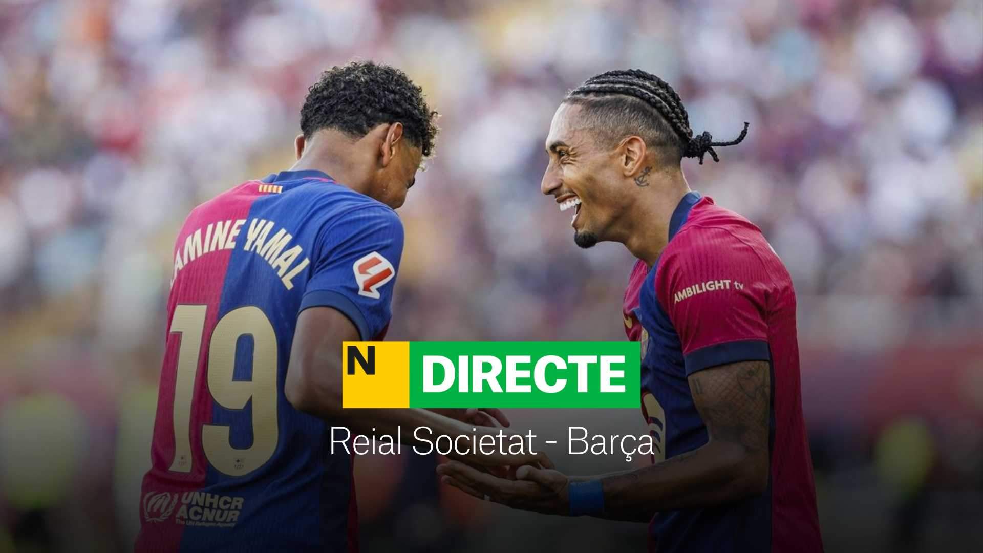 Reial Societat - Barça de LaLiga EA Sports, DIRECTE | Resultat, resum i gols