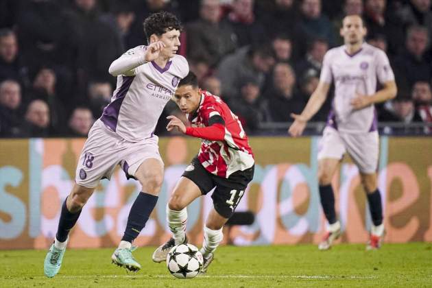 Girona a Champions contra el PSV / Foto: Eurpoa Press