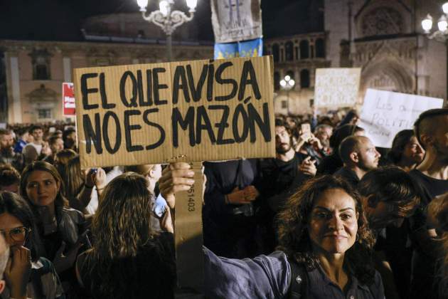 avisa no es mazon dana manifestacio valencia / EFE