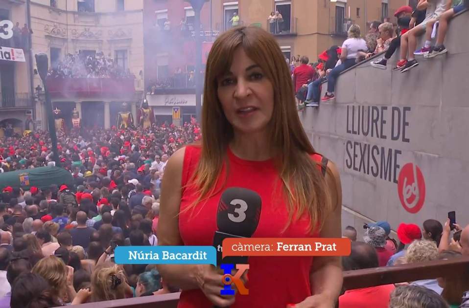 Núria y Ferran, jutns delante y detrás, TV3