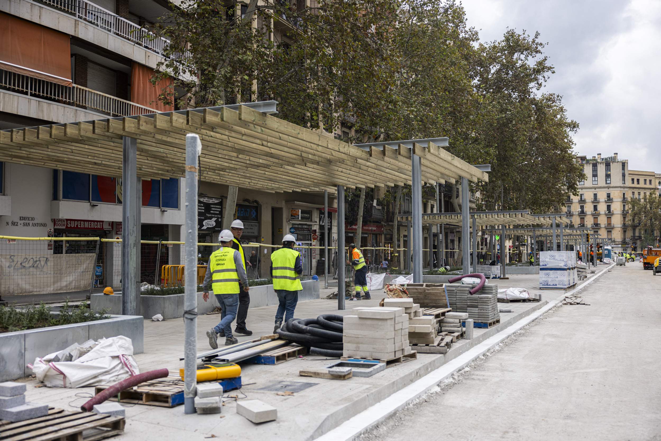 Un mapa interactivo permite seguir en tiempo real las obras en los barrios de Barcelona