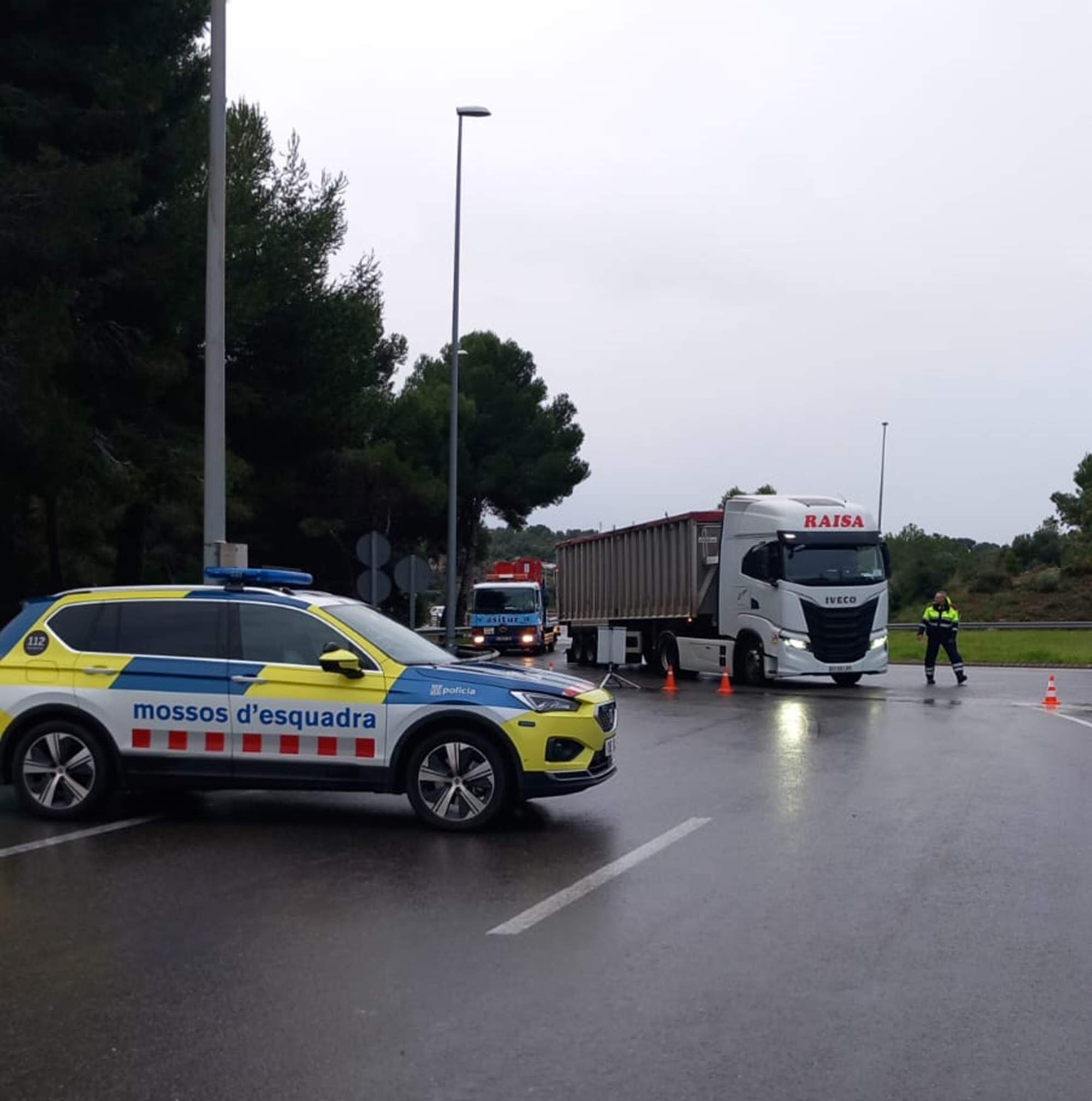 Afectacions a la mobilitat al sud de Catalunya a causa de la DANA: tallada l'AP-7