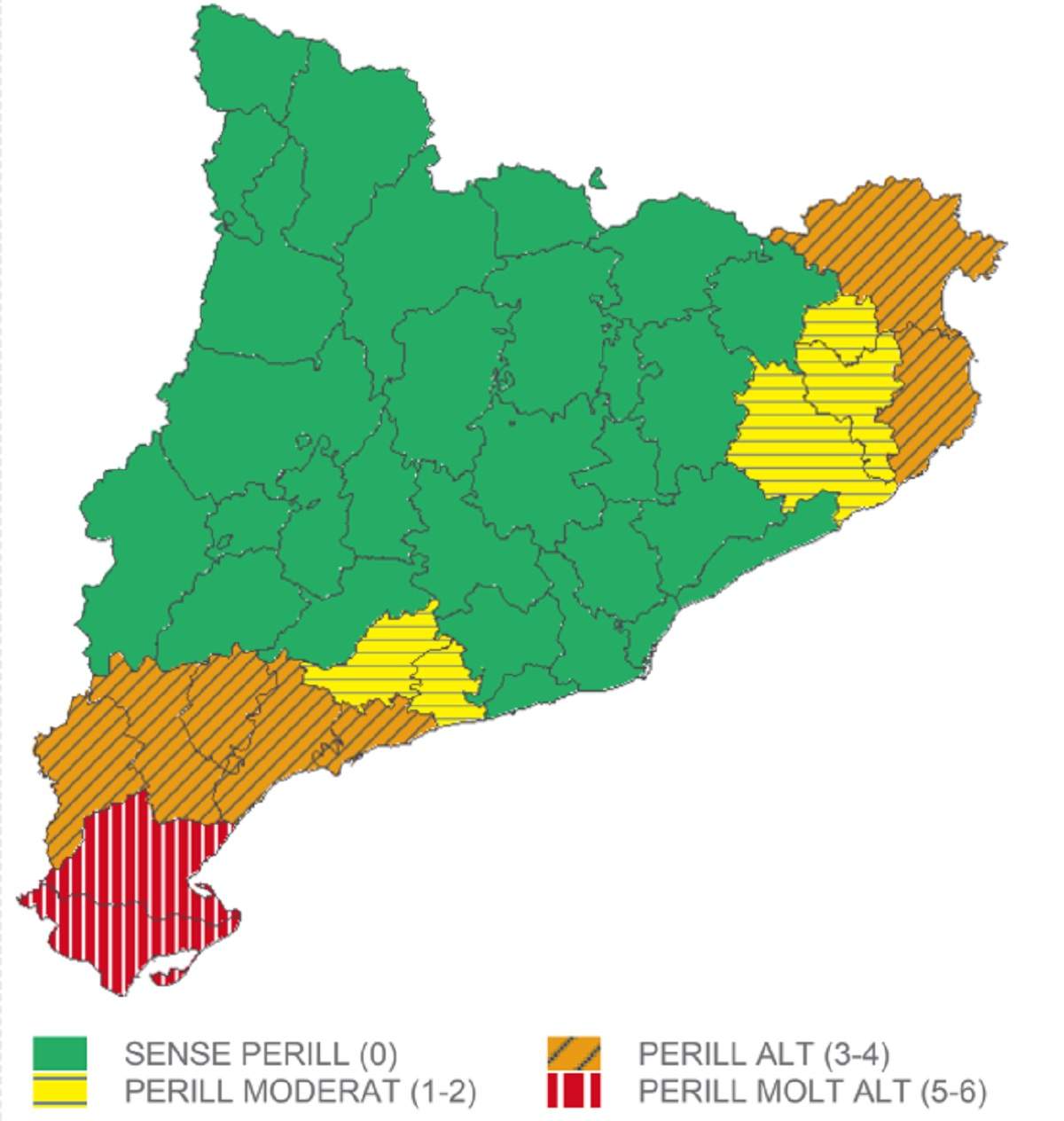 Alerta pluges torrencials Catalunya dimecres, 13 novembre 2024 Meteocat