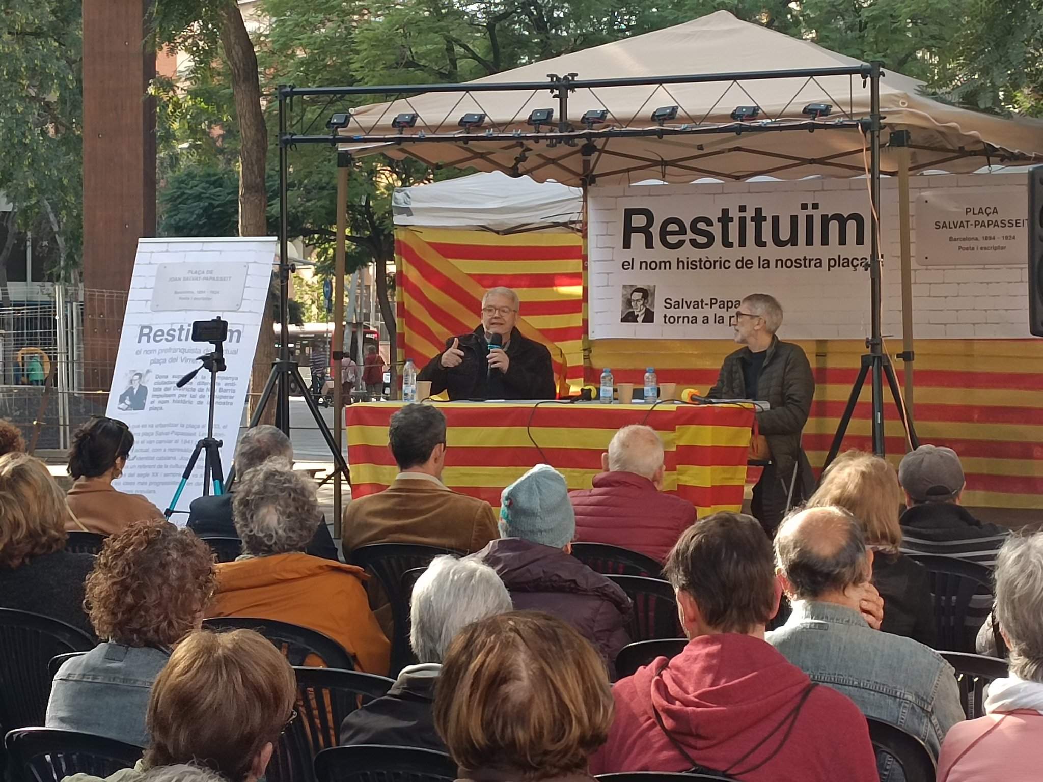 "En Nou Barris, ni Rey ni Virrey": jornada reivindicativa para restituir la Plaça de Salvat-Papasseit